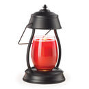 Candle Warmers Etc. Hurricane Candle Warmer Lantern for Top-Down Candle Melting (Black)-Fits most 18 oz. candles or smaller