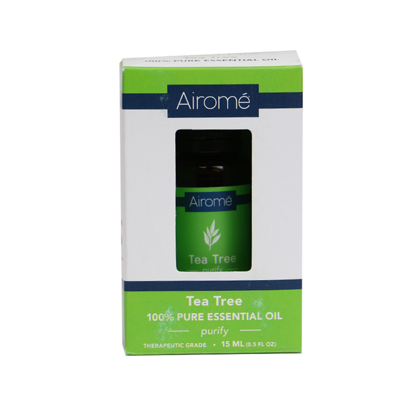 Airome Tea Tree 100% Pure Therapeutic Grade Essential Oil 15 Milliliters (15ml)- Diffuse it to encourage deep breathing and to rejuvenate and cleanse the air.