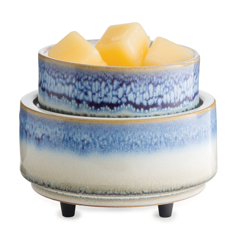 Candle Warmers Horizon 2-in-1 Classic Electric Wax Melt and Candle Warmer with wax melts