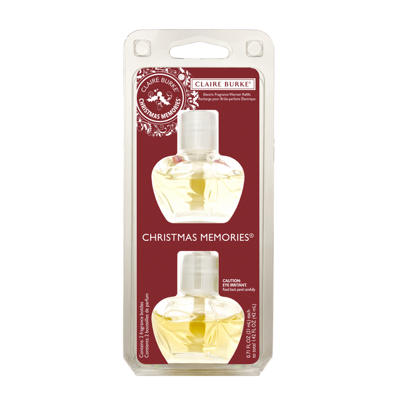 Claire Burke Christmas Memories Electric Fragrance Warmer Diffuser Oil Refill 
