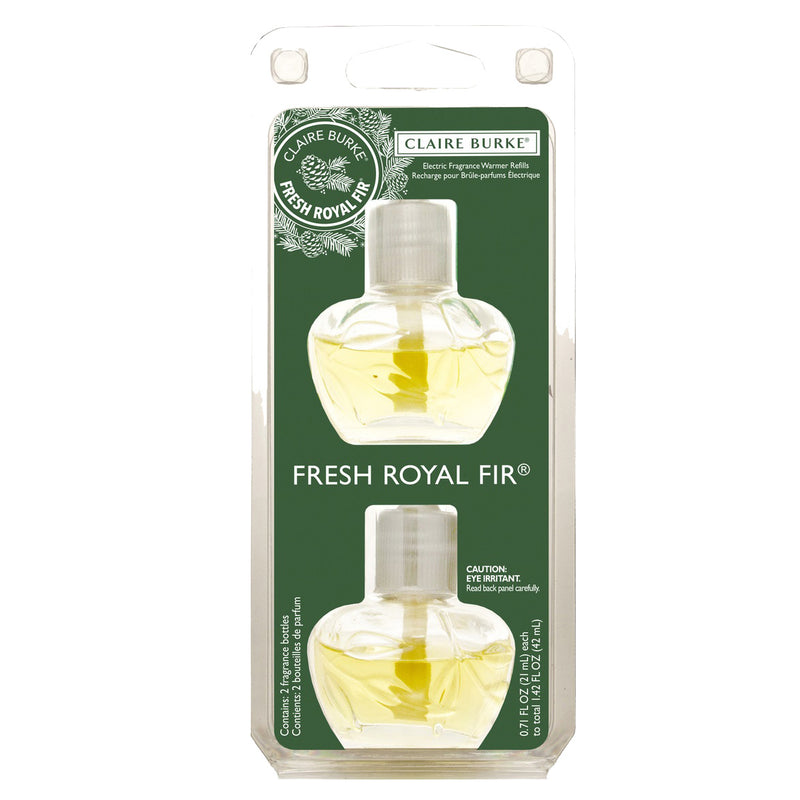Claire Burke Fresh Royal Fir Electric Fragrance Warmer Diffuser Oil Refill 