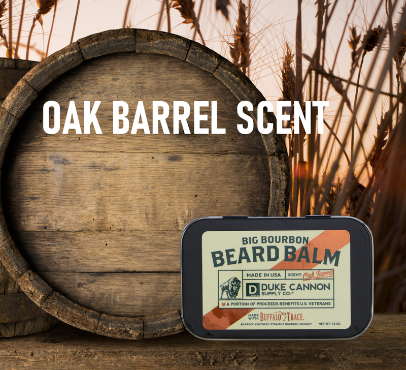 Duke Cannon Big Bourbon Beard Balm, 1.6 oz - Oak Barrel Scent - 2 Pack