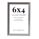 Decorebay Home 6x4 Aluminum Picture Photo Frame (Silver)
