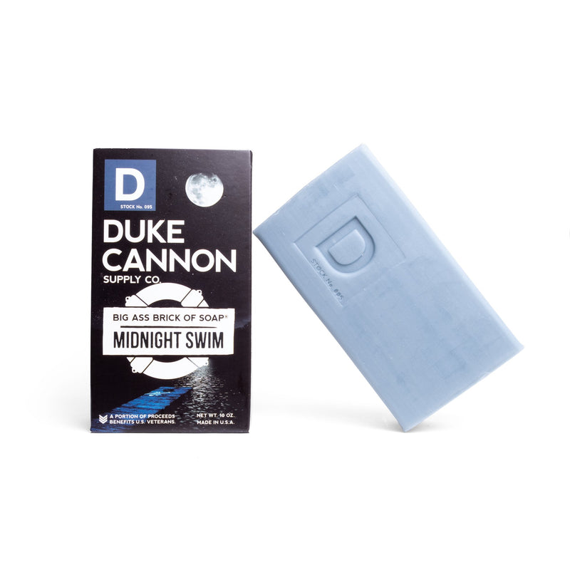 Duke Cannon Big American Bourbon Oak Barrel Brick of Bar Soap For Men 10 Ounces-Front View