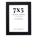 Decorebay Home 7x5 MDF Wood Picture Photo Frame (Black)