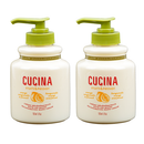 Fruits & Passion Cucina Orange Sanguinelli and Fennel Regenerating Hand Cream 5 Ounces - 2 Pack