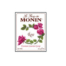 Monin Gluten-Free, Vegan Premium Rose Flavor Syrup 750ml-Front Description