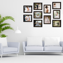 Decorebay Home 10x8 Polymer Picture Photo Frame (Black)