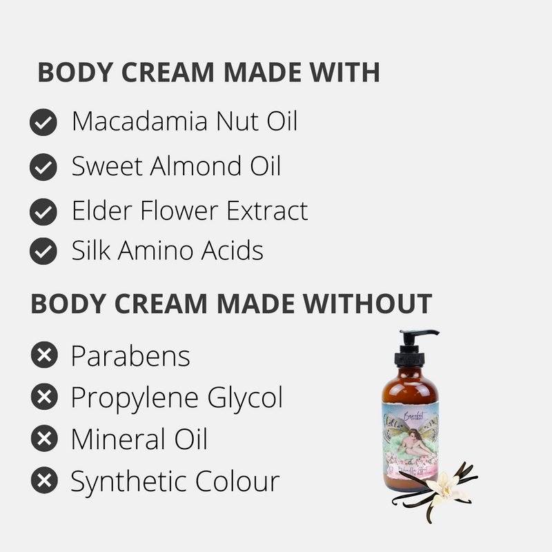 Barefoot Venus The Vanilla Effect Macadamia Oil Body Cream 8 Ounces