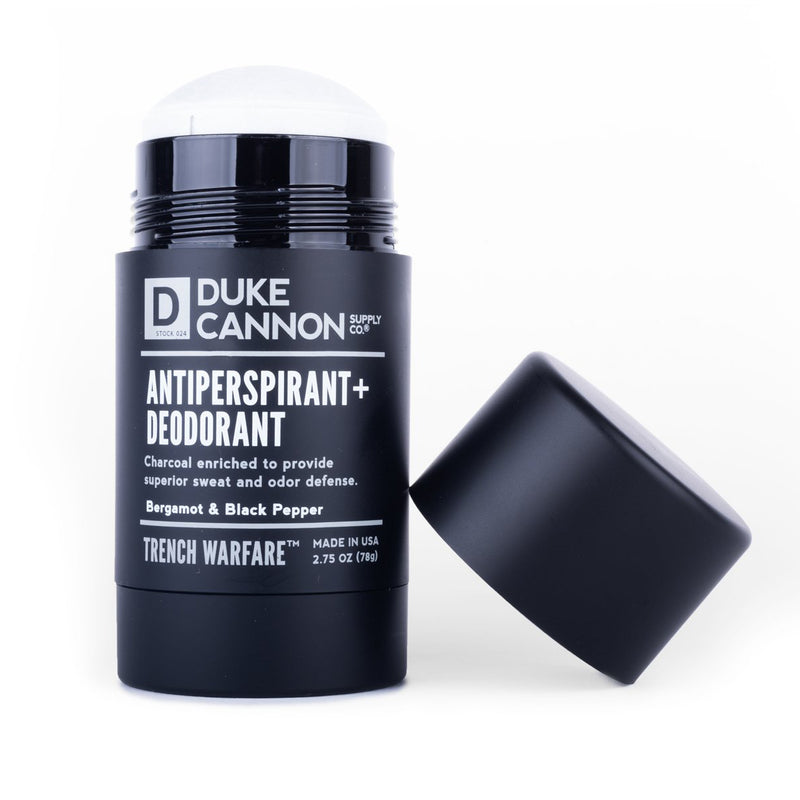Duke Cannon Trench Warfare Men's Antiperspirant + Deodorant (Bergamot  & Black Pepper)