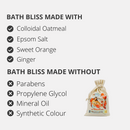 Barefoot Venus Wild Ginger & Sweet Orange Oat Therapy Bath Refill 1Kg