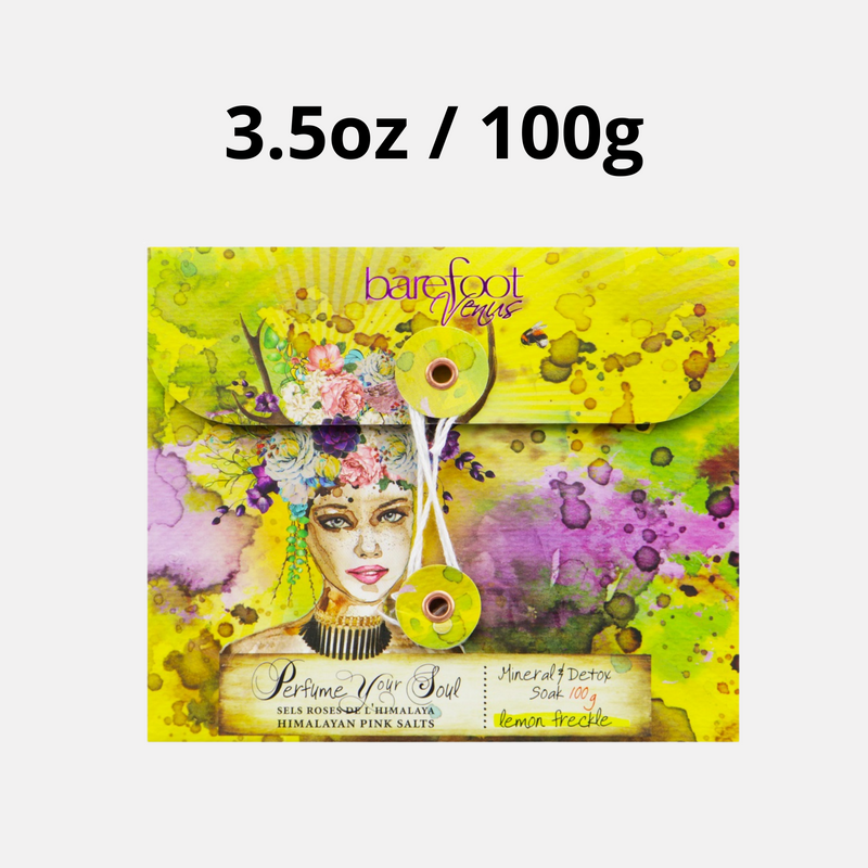 Barefoot Venus Lemon Freckle Mineral & Detox Bath Soak - 100 Grams