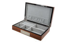 Decorebay Cufflink Case & Ring Storage Organizer for Men - Brown