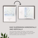 Decorebay Home 10x8 Aluminum Picture Photo Frame (Silver)