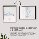 Decorebay Home 10x8 Aluminum Picture Photo Frame (Black)