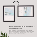 Decorebay Home 7x5 Aluminum Picture Photo Frame (Black)