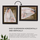 Decorebay Home 10x8 Polymer Picture Photo Frame (Black)