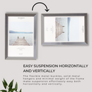 Decorebay Home 6x4 Aluminum Picture Photo Frame (Silver)