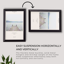 Decorebay Home 6x4 Aluminum Picture Photo Frame (Black)