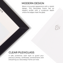 Decorebay Home 7x5 Aluminum Picture Photo Frame (Black)