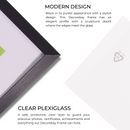 Decorebay Home 11x14 Inch Flat Aluminum Picture Photo Frame (Black)