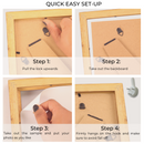 Decorebay Home 10x8 Solid Wood Picture Photo Frame (Brown)