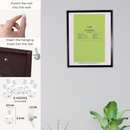 Decorebay Home 10x8 Inch Flat Aluminum Picture Photo Frame (Black)