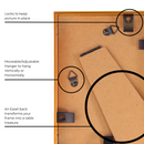 Decorebay Home 7x5 Aluminum Picture Photo Frame (Gold)