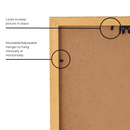 Decorebay Home 11x14 Solid Wood Picture Photo Frame (Brown)