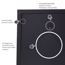 Decorebay Home 10x8 MDF Wood Picture Photo Frame (Black)