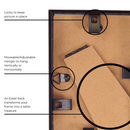 Decorebay Home 7x5 Aluminum Picture Photo Frame (Black)