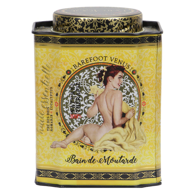 Barefoot Venus Natural Mustard Bath Soak Tin 16.9 Ounces