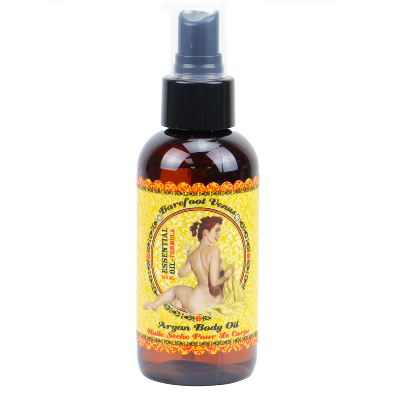 Barefoot Venus Therapeutic  Mustard Bath 6-pc Gift Set-Body Cream-Argan Oil
