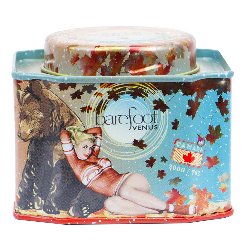 Barefoot Venus Maple Blondie cocoa Butter Bath Soak Tin 7 Ounces