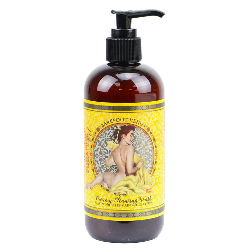 Barefoot Venus Mustard Creamy Cleansing Wash 12 Ounces