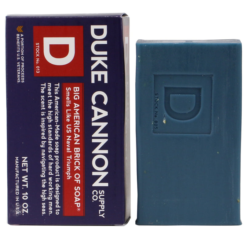 Duke Cannon Big American Bourbon Oak Barrel Brick of Bar Soap For Men 10 Ounces-Open