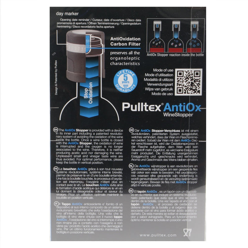 Pulltex AntiOx Wine Stopper - Instructions