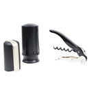 Pulltex Corkscrew, Wine Save and Champane Opener - Black