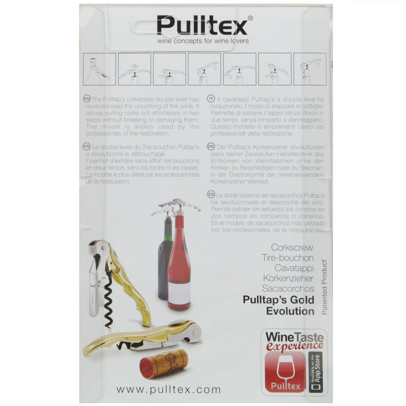 Pulltex Pulltap's Classic Gold Corkscrew-Instructions