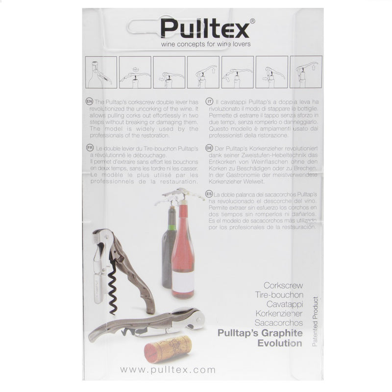Pulltex Pulltap's Graphite Corkscrew Instructions