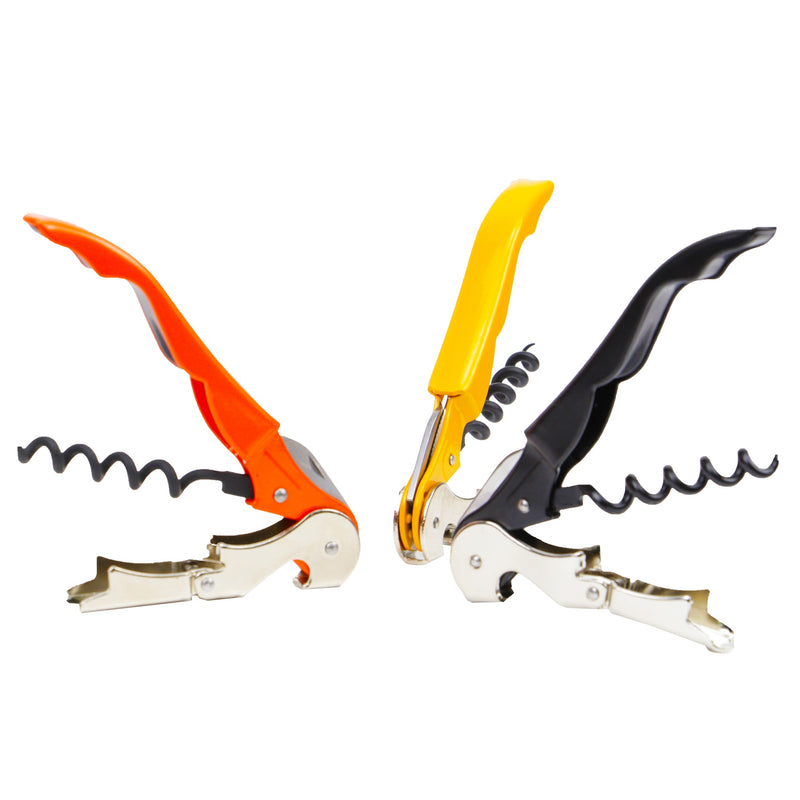 Pulltex Pulltap's Double Lever Corkscrew (Black)-Available in Different Colors