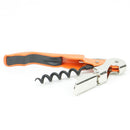 Pulltex Pulltap's Double Lever Corkscrew Wine Opener Orange-Side View