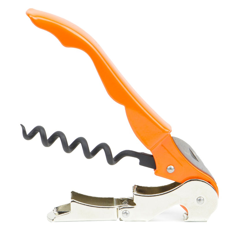 Pulltex Pulltap's Double Lever Corkscrew Wine Opener Orange
