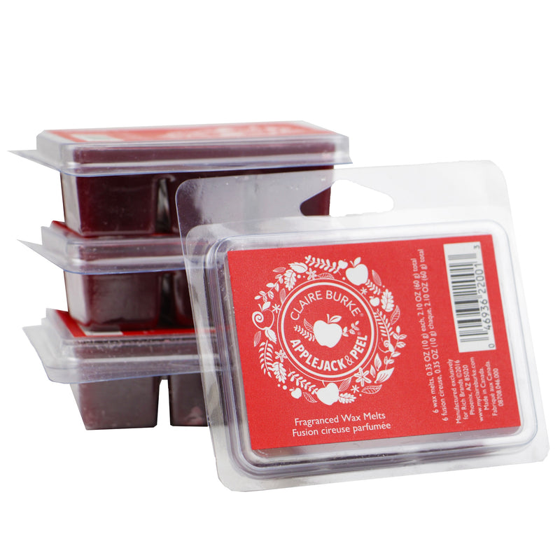 Claire Burke Applejack & Peel Fragranced Wax Melts - 4 Packs