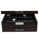 Decorebay Executive Wooden Watch Valet Sunglasses and Jewelry Box Storage (Sweetheart)
