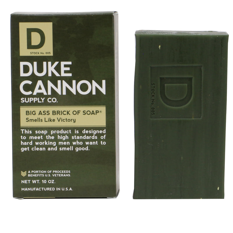 Duke Cannon Mens Productivity Soap  10 Ounces and Duke Cannon U.S. Military-Grade Tactical Scrubber Bundle Pack-Open