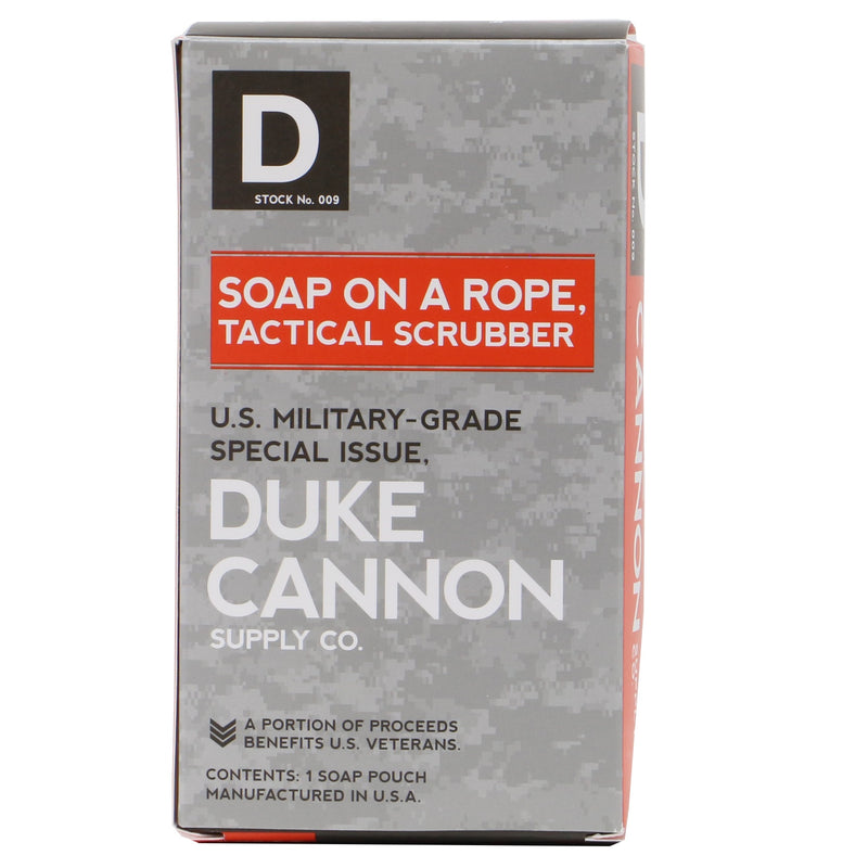 Duke Cannon Mens Productivity Soap  10 Ounces and Duke Cannon U.S. Military-Grade Tactical Scrubber Bundle Pack-Front Description