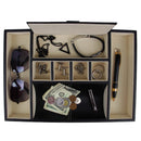 Decorebay Black PU Leather Valet Storage Tray