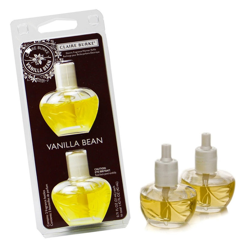 Claire Burke Vanilla Bean Electric Fragrance Warmer Refill 6 Pack - Opened 