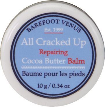 Barefoot Venus Mini All Cracked Up Cocoa Butter Foot Balm 10 g - Pack of 4-Front Description